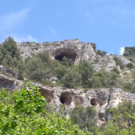 Maison Au Coeur De Fontaine De Vaucluse, Nichee Sur Le Rocher Et Surplombant La Sorgue Fontaine-de-Vaucluse Exterior foto